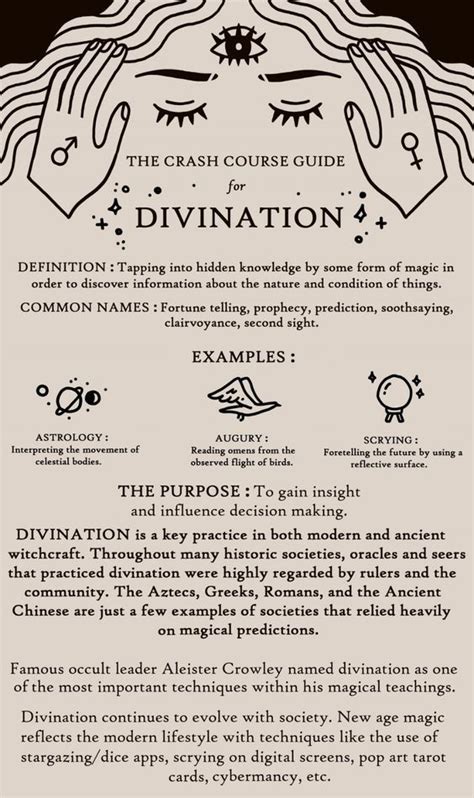 Divination witchcraft definition